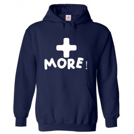 More Unisex Classic Kids and Adults Pullover Hoodie